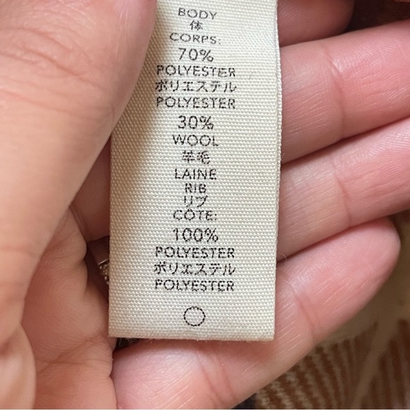 THE GREAT. Sherpa Bomber in Woodsmoke Plaid - Picture 6 of 13